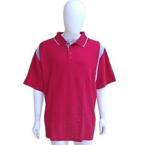 NWT Devon & Jones Men's Sporty Drytec 20 Performance Colorblock Polo - Size 4XL